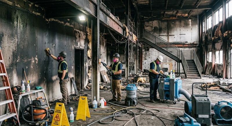 Commercial Fire Damage Repair in Chandler, AZ