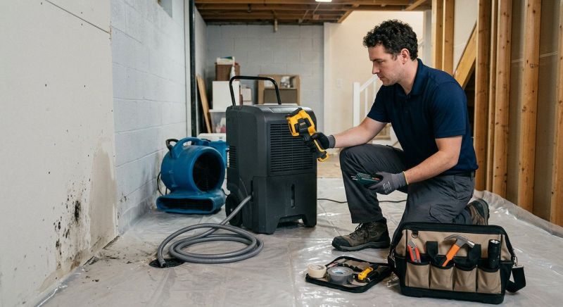 Basement Drying in Wilmington, NC
