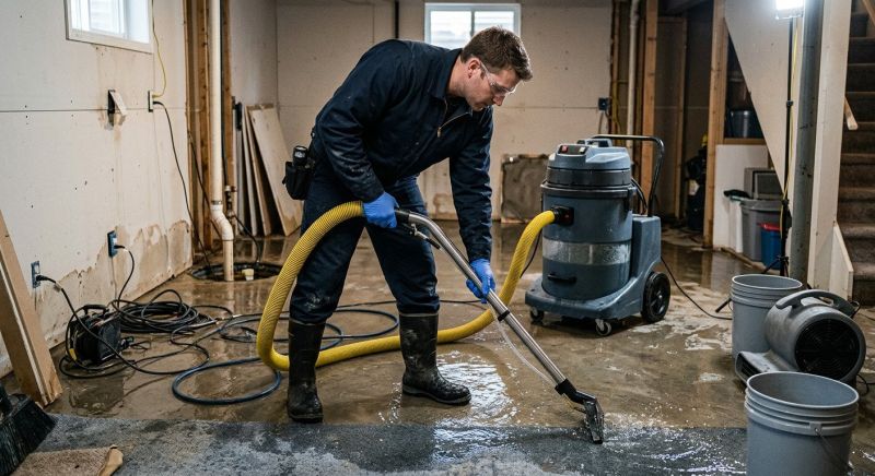 Basement Water Cleanup in Wilmington, NC