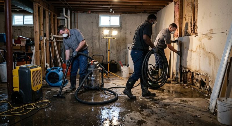 Basement Water Removal in Santa Rosa, CA