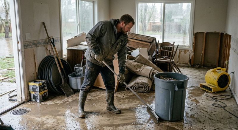 Burst Pipe Cleanup in Napa, CA