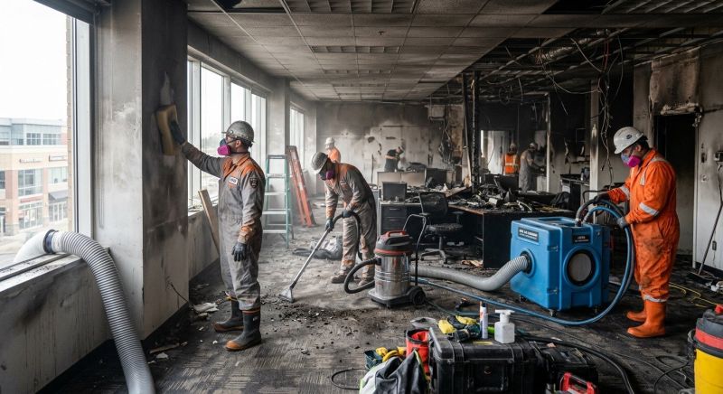 Commercial Fire Damage Repair in Gilbert, AZ