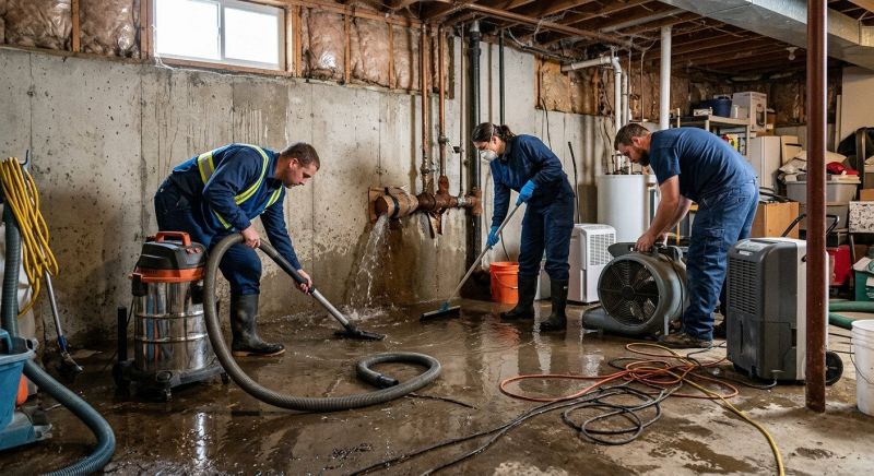 Flood Damage Cleanup in Napa, CA