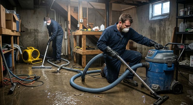 Flood Damage Cleanup in Napa, CA