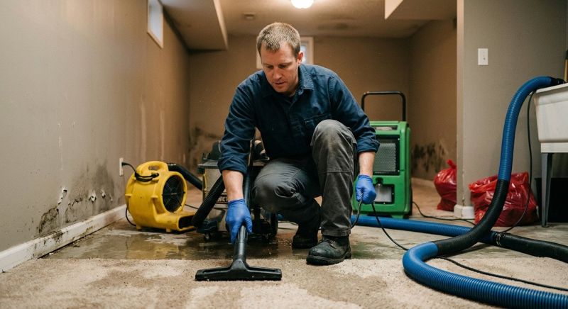 Flooded Basement Cleanup in Wilmington, NC
