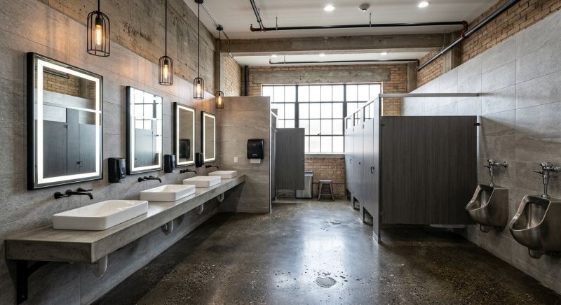 Industrial Bathroom Renovation in Littleton, CO