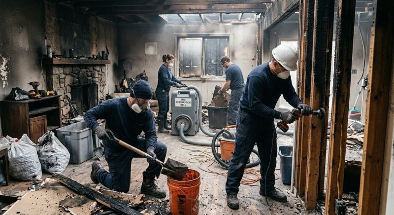 Residential Fire Restoration in Mesa, AZ