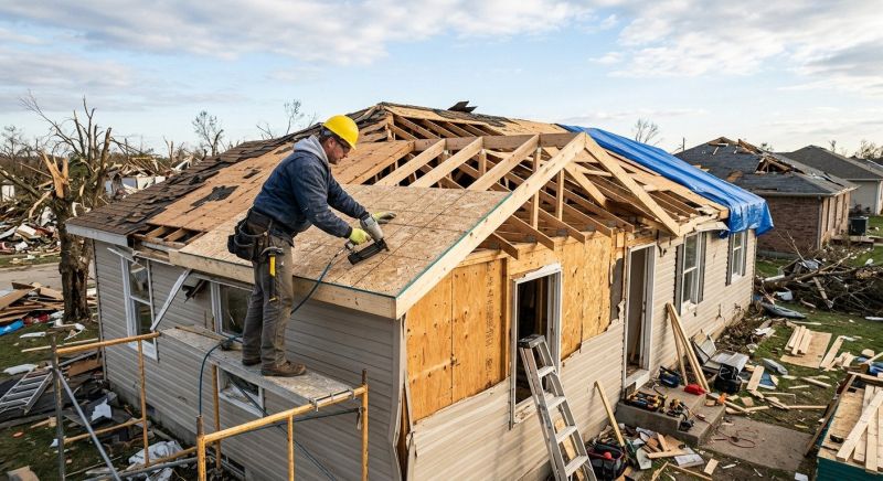 Tornado Damage Repair in Olathe, KS