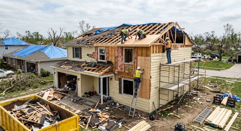Tornado Damage Restoration in Kansas City, KS